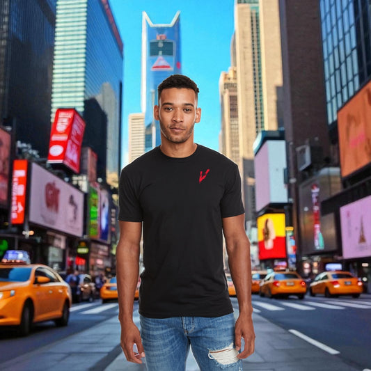 Short sleeve plain "Valid" tee shirt