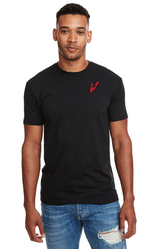 Short sleeve plain "Valid" tee shirt